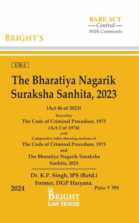 Bharatiya Nagarik Suraksha Sanhita, 2023 (BNSS) (English)